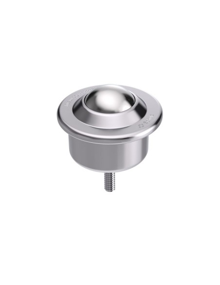 Bola de Transferencia Galv./Acero inox espiga roscada 22-70