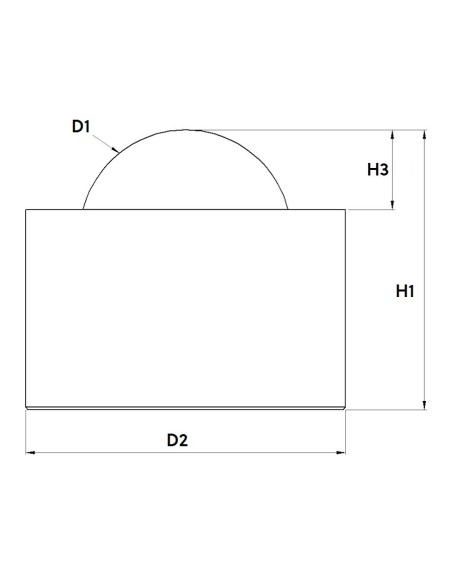 Esfera de Transferência Sólida s/flange Aço/Aço inox 8-50