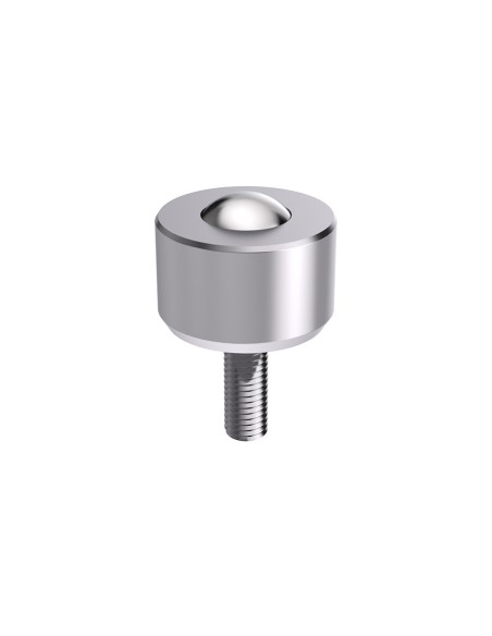 Esfera de Transferência Mini s/flange e perno roscado cabeça cilíndrica Aço/Aço 12-50