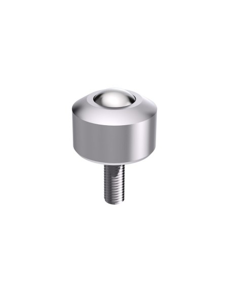 Esfera de Transferência Mini s/flange e perno roscado cabeça cónica Aço/Aço inox 6-10