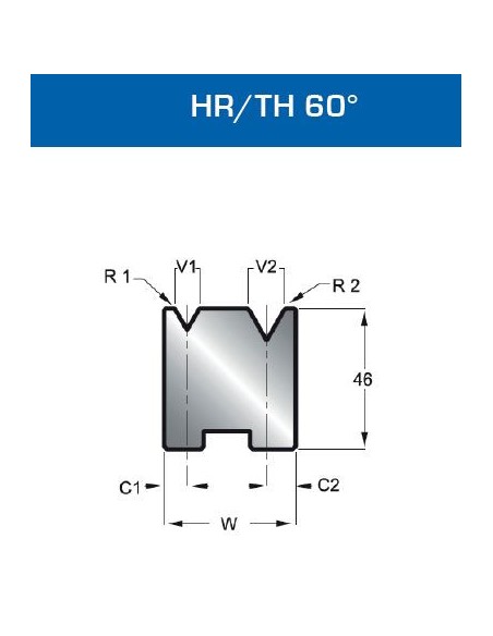 Matriz Duplo V 502 HR/TH 61