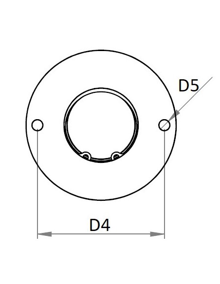 Esfera de Transferência sólida c/flange superior e suspensão média Aço/Aço 38-350
