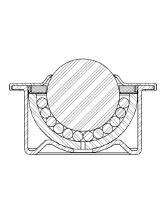 Bola de transferencia Galv./Plástico 22-50