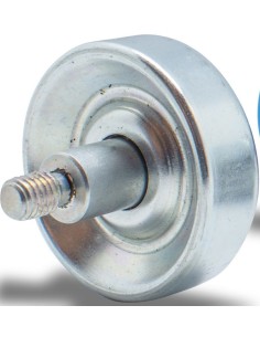 Rolete de Metal 48 cubo perno roscado M8