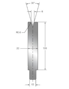 Matriz T06S.30º-EV001/S 30º