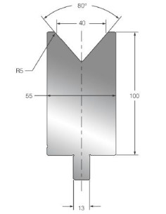 Matriz T40.80º-EV W40/80º