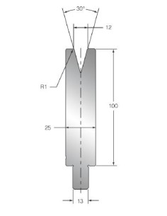 Matriz T12.30º-EV004 30º