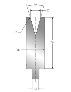 Matriz T20.30º-EV006 30º