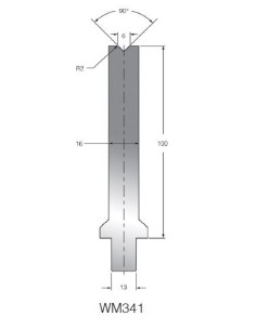 Matriz WM341 OZU-341 90º