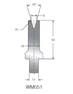 Matriz WM042 OZU-042 90º
