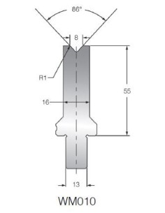 Matriz WM010 OZU-010 86º