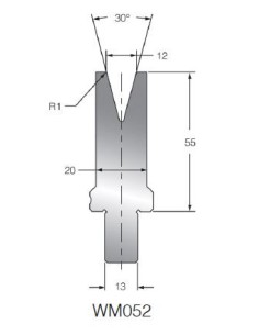 Matriz WM052 OZU-052 30º