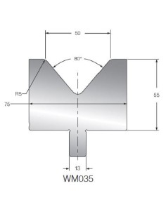 Matriz WM035 OZU-035 80º