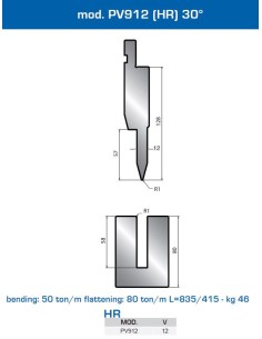 Matriz e Punção PV912 HR 2