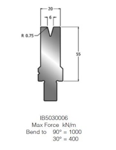 Matriz IB5030006 30º V6