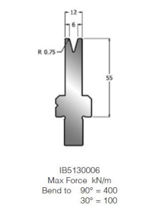 Matriz IB5130006 30º V6