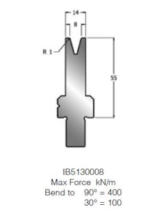 Matriz IB5130008 30º V8