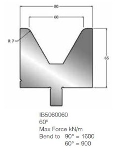 Matriz IB5060060 60º V60