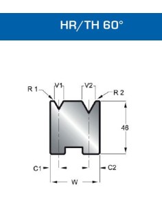 Matriz Duplo V 502 HR/TH 61 2