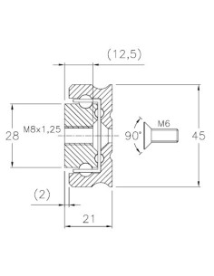 ST 78-1700 - Guia Telescópica INOX Ext. Parcial