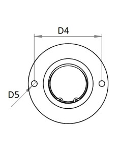Esfera de Transferência sólida c/flange inferior e suspensão forte Aço/Aço 12-80