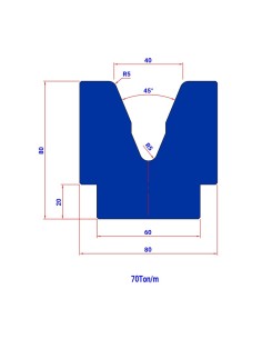 Matriz 343 HR 45º