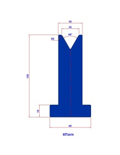 Matriz S1119 HR 60º