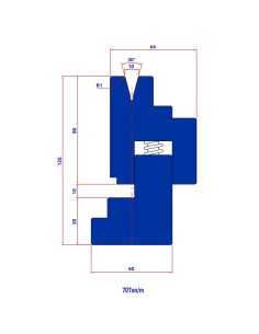 Matriz com mola 10412 HR 30º V11