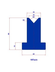 Matriz M0775 HR 85º