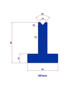 Matriz M0772 HR 85º