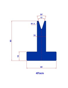 Matriz M0730 HR 35º