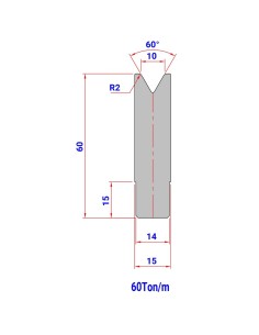 Matriz 73 HR/TH 60º