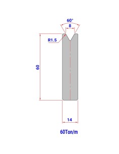 Matriz 71 HR/TH 60º