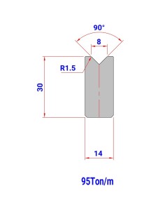 Matriz 2111 HR/TH 90º