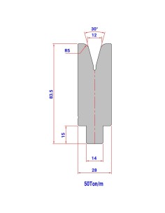 Matriz 2203 HR/TH 30º