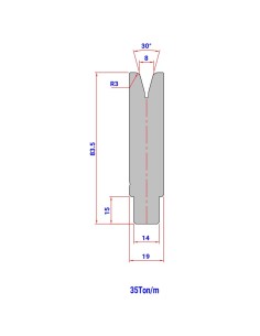 Matriz 2201 HR/TH 30º