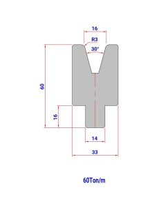 Matriz 77 HR/TH 30º