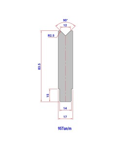 Matriz 2103 HR/TH 90º
