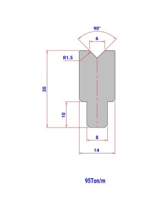 Matriz 420 HR/TH 90º